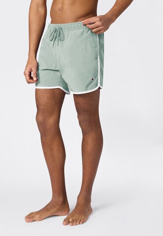 Champion Board Shorts in Green: front