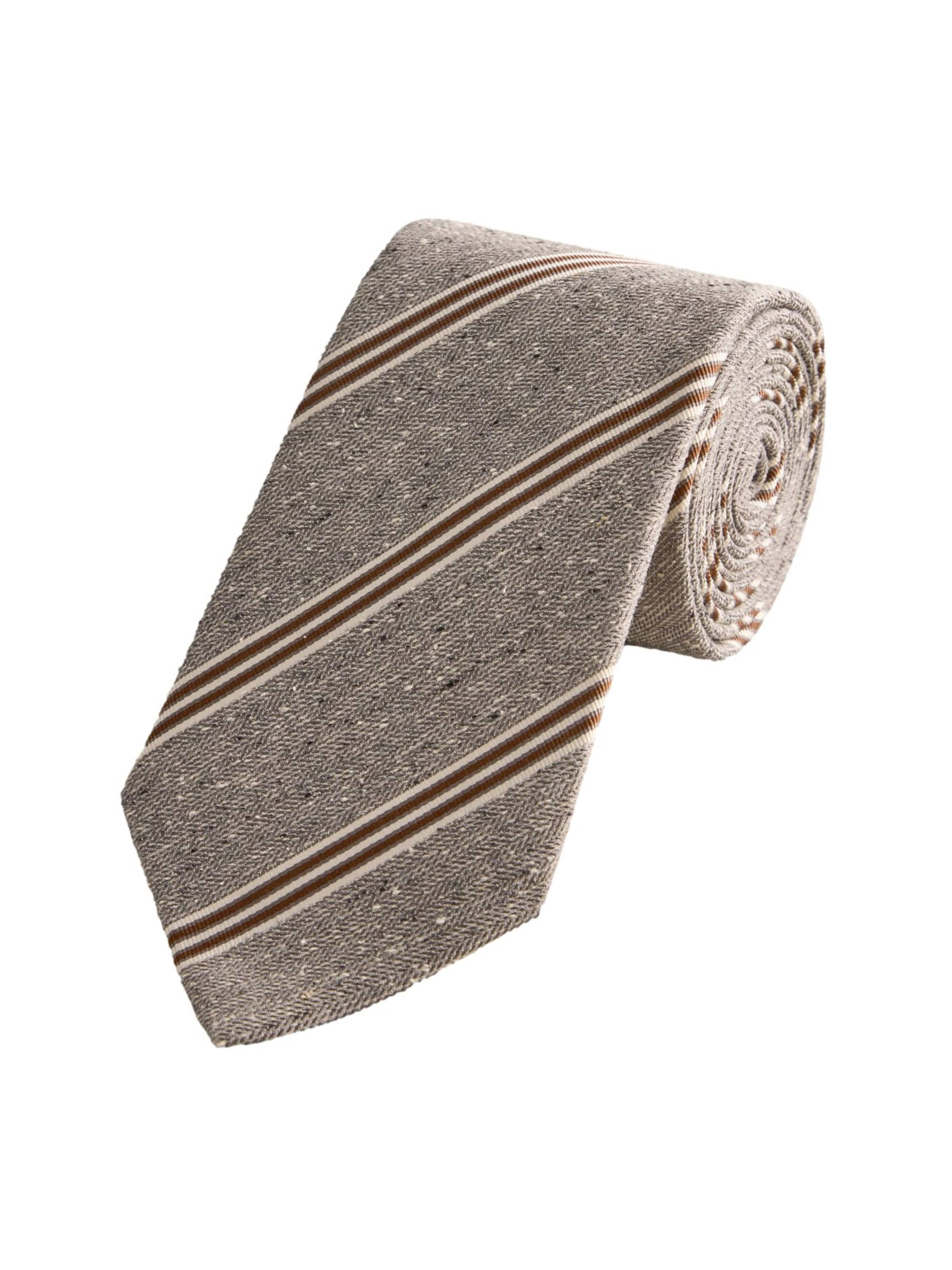 Next - Corbata 'Signature' en gris: frente