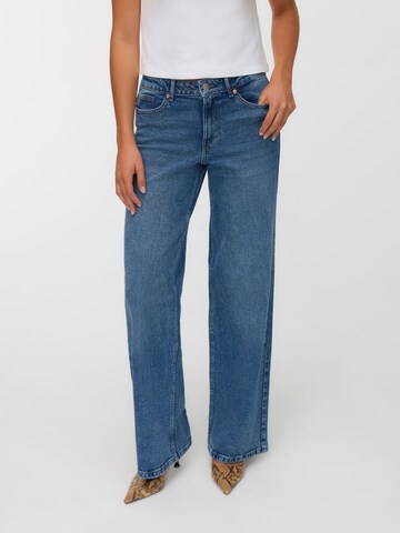 VERO MODA Wide Leg Jeans i blå: forside