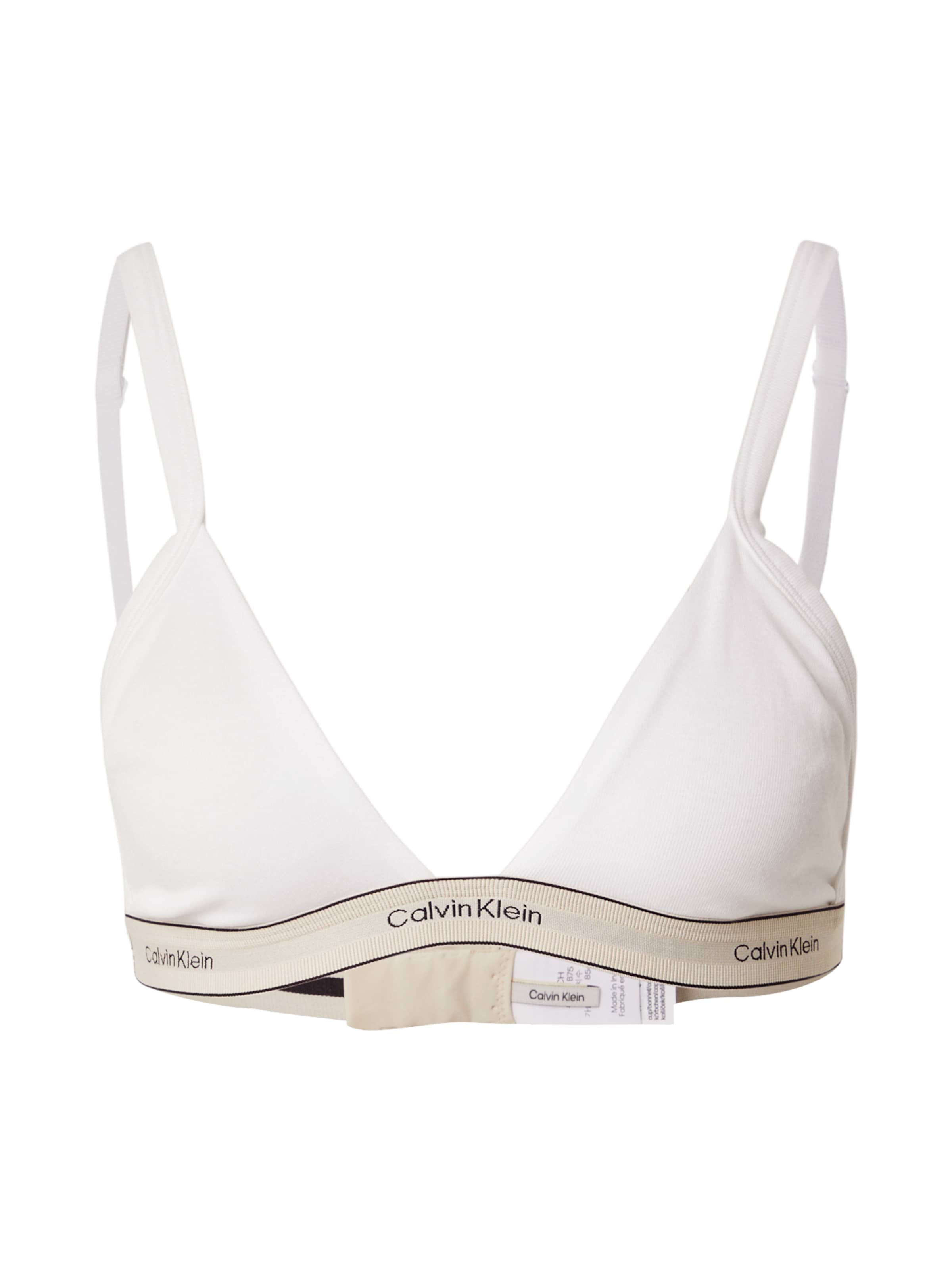 Calvin Klein Underwear - Triángulo Sujetador en blanco: frente