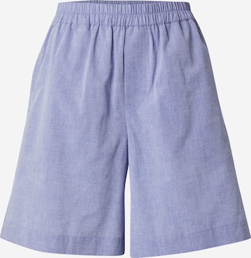 Largi Pantaloni 'Atlas' de la Esmé Studios pe albastru: față