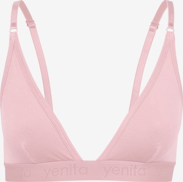 Soutien-gorge 'Bambus' Yenita en rose : devant