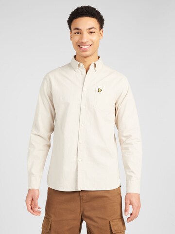 Lyle & Scott Regular fit Button Up Shirt in Grey: front