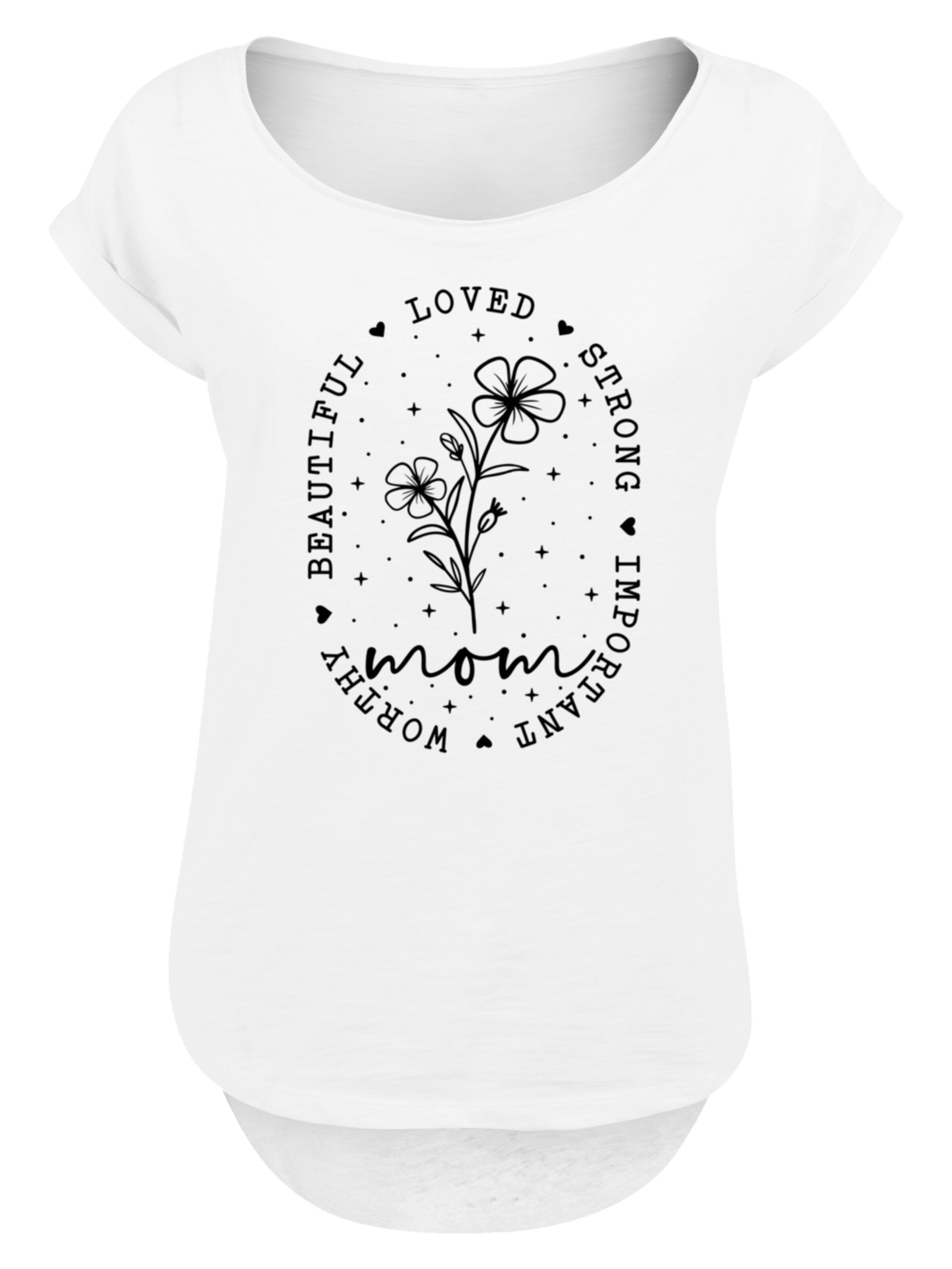 T-shirt F4NT4STIC en blanc : devant