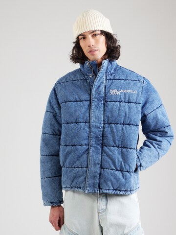 Giacca di mezza stagione di KARL LAGERFELD JEANS in blu: frontale