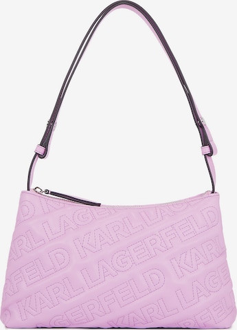 Karl Lagerfeld Torba za čez ramo | vijolična barva