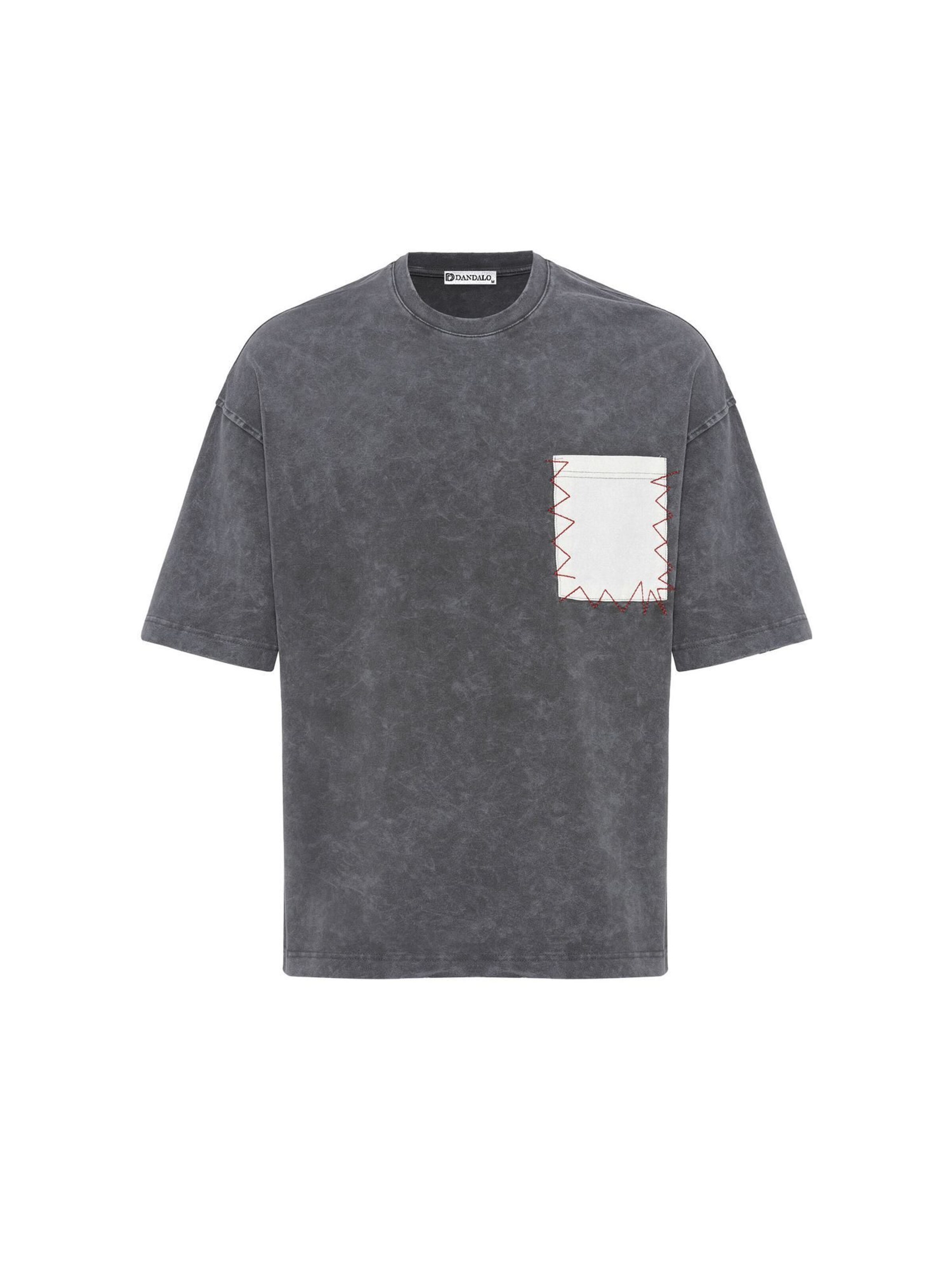 pelēks Dandalo T-Krekls: no priekšpuses