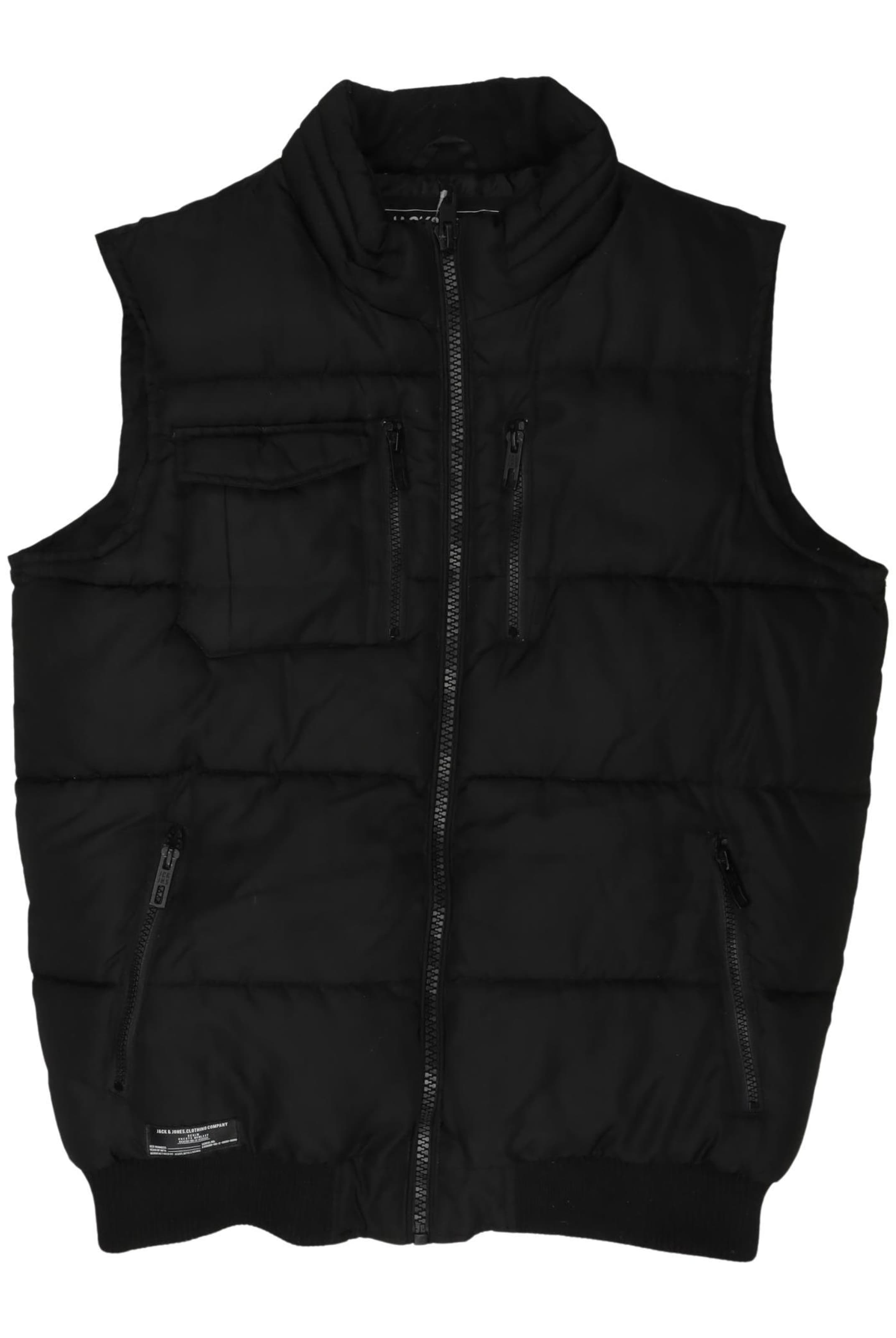 JACK & JONES Vest in M in Black: front
