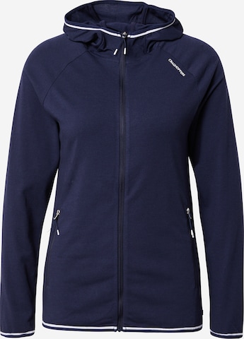 CRAGHOPPERS Athletic Zip-Up Hoodie 'NosiLife Milanta' in Blue: front