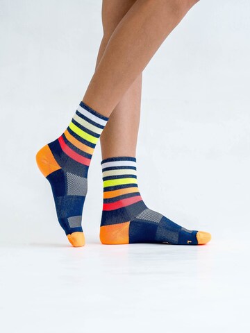 INCYLENCE Athletic Socks 'LEVELS' in Blue