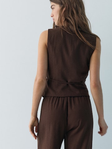 Pull&Bear Öltönymellény - barna