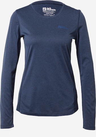 JACK WOLFSKIN Base Layer in Blue: front