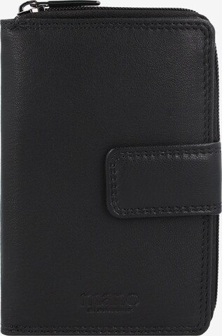 mano Wallet 'Donna Giulia' in Black: front