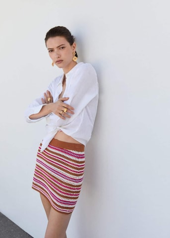 MANGO Rok 'Caribe' in Lila