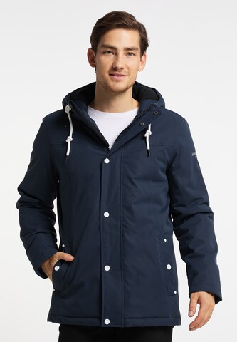 Veste fonctionnelle HOMEBASE en bleu : devant