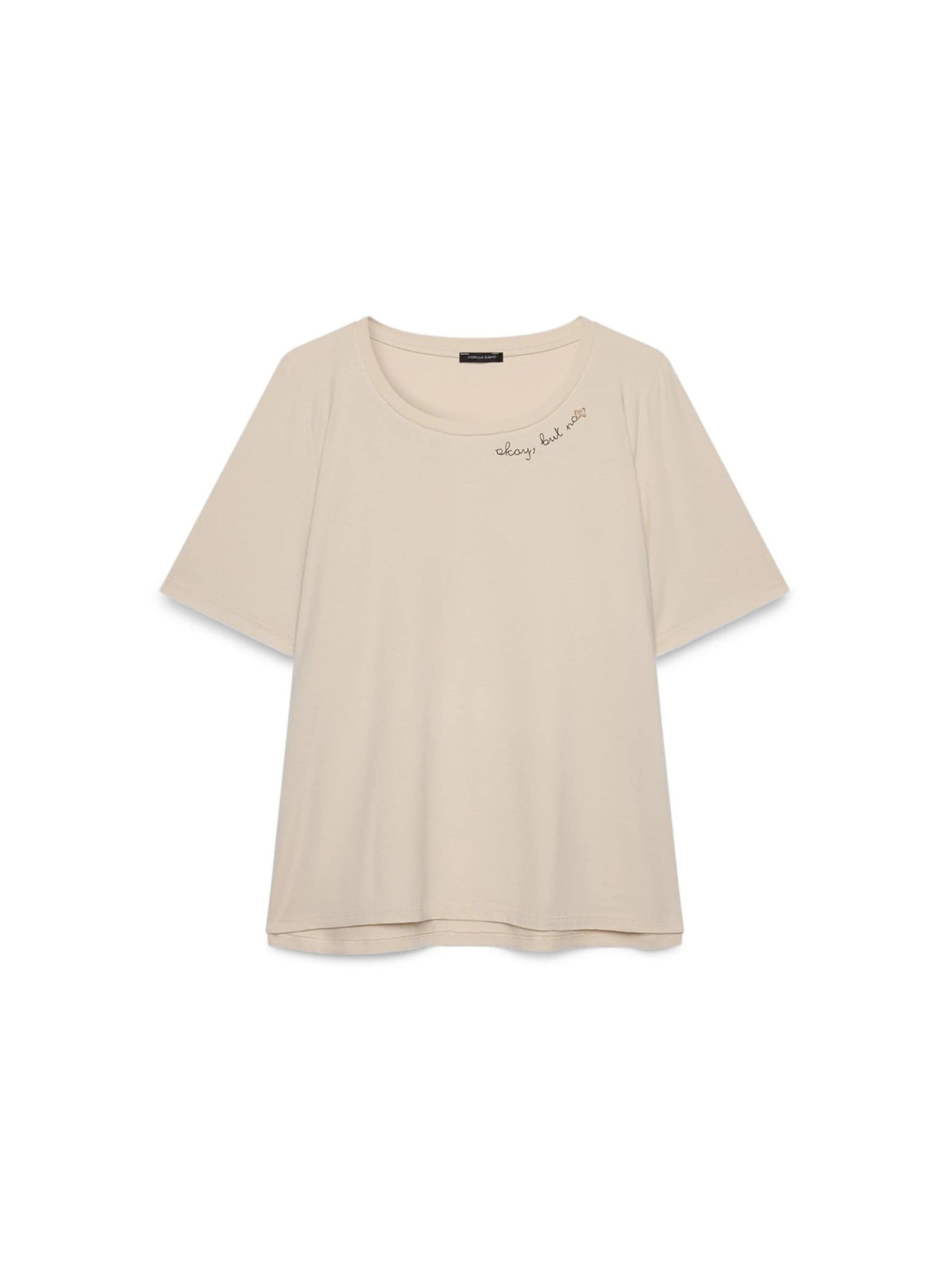 Fiorella Rubino Shirt in Wit: voorkant