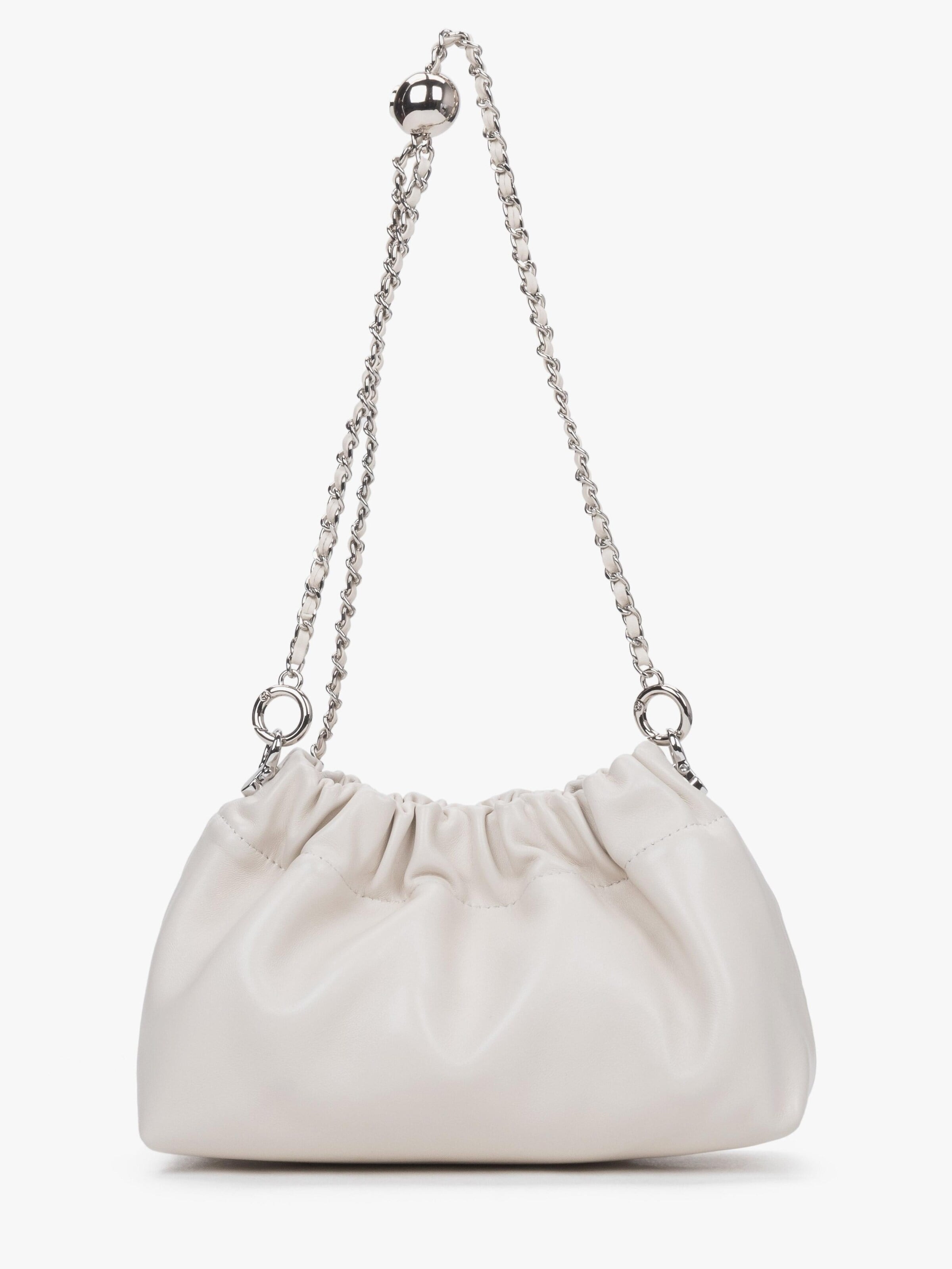 Estro Schultertasche '87802'‌‌‌‌‌‌‌‌‌ in Beige: Vorderseite
