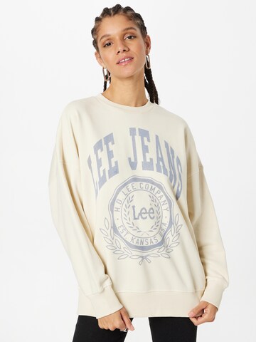 Lee Sweatshirt in Beige: front