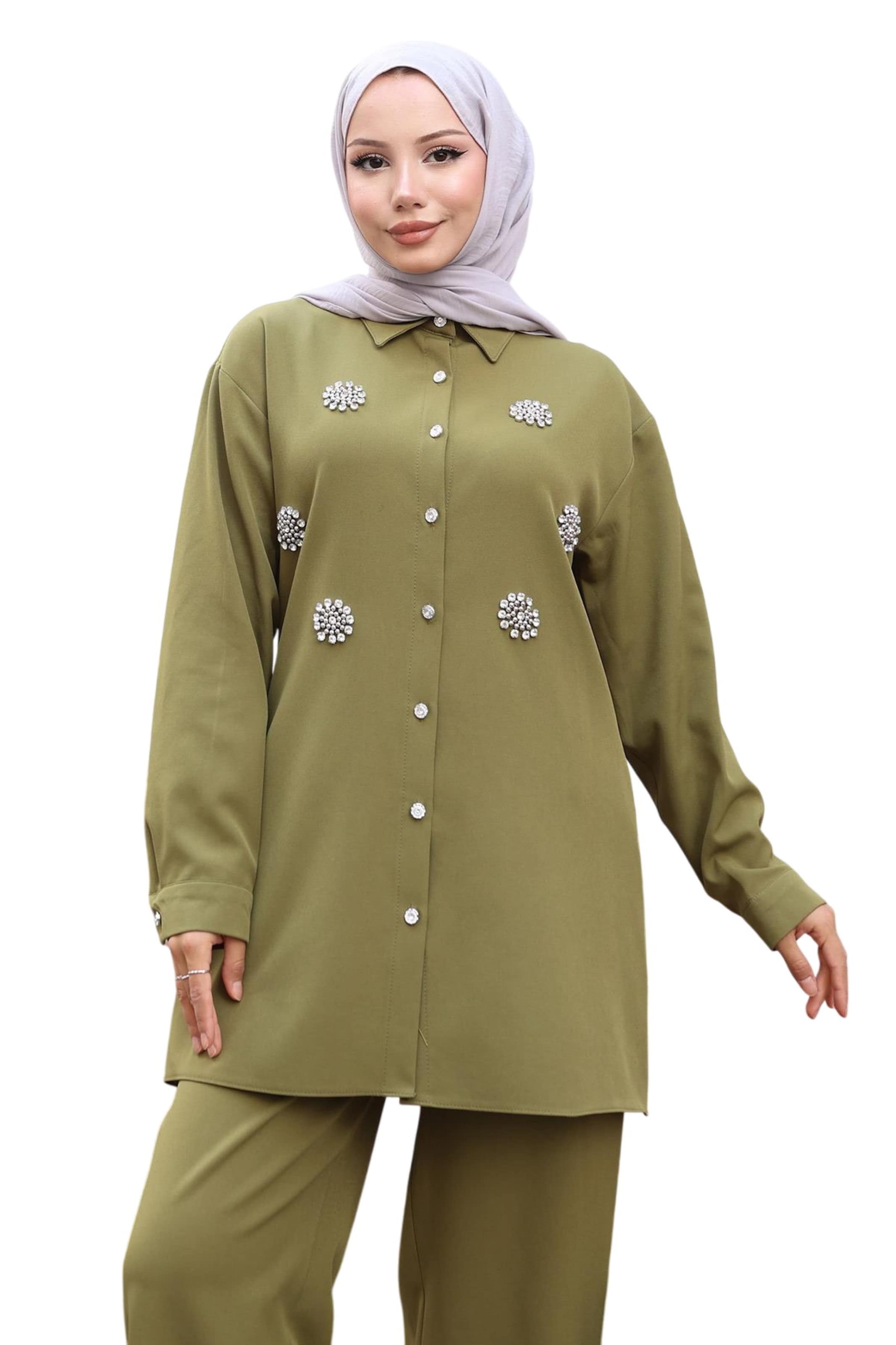MODAMIHRAM Tunic in Green