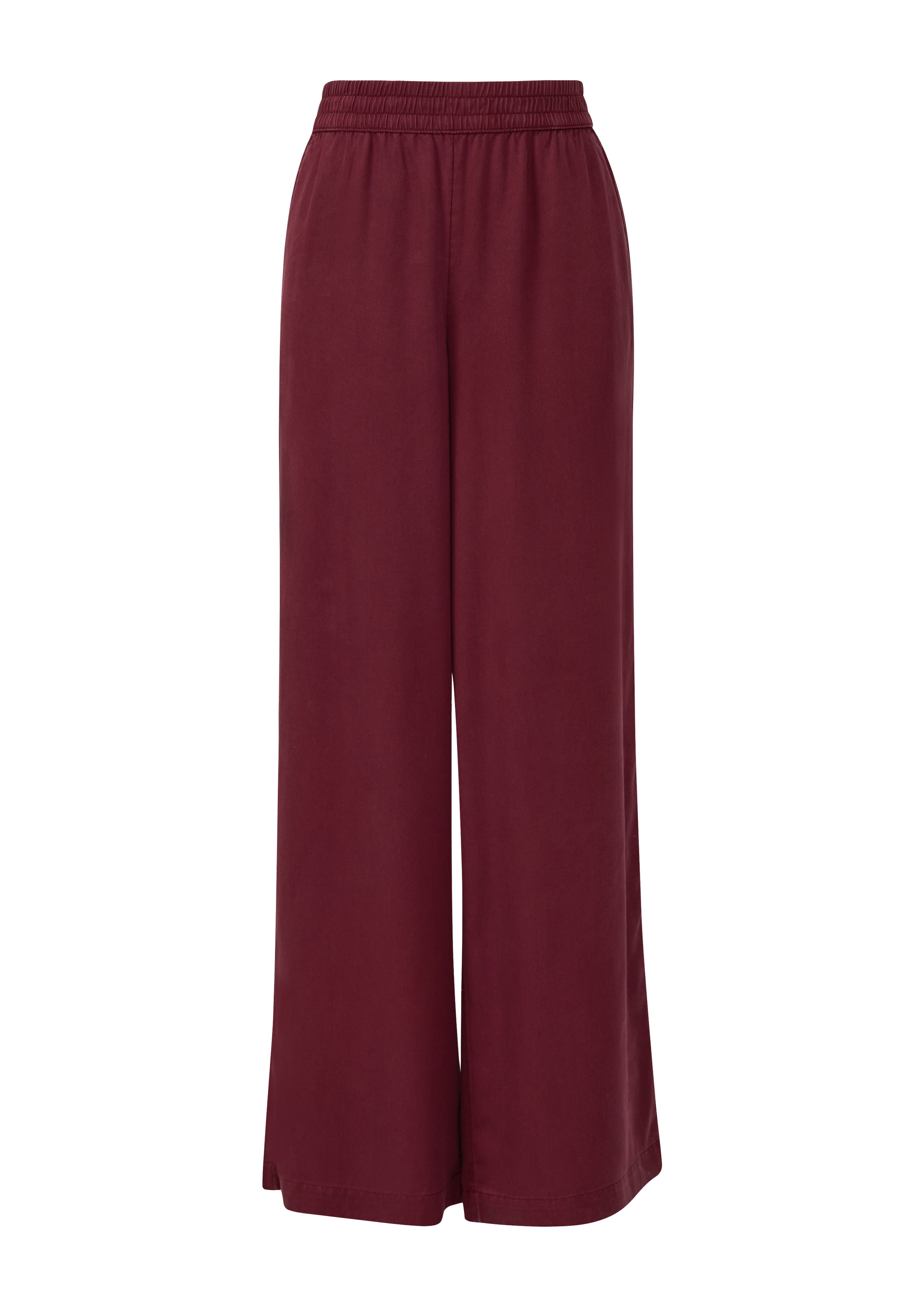 s.Oliver Wide leg Broek in Rood: voorkant