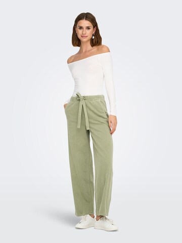ONLY Wide leg Pants in Green
