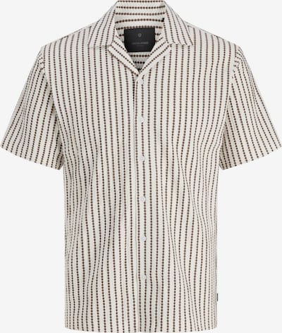 JACK & JONES Košulja 'JPRBLADouglas' veličine S u tamno smeđa / bijela, Pregled proizvoda