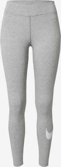 Nike Sportswear Leggings i gråmelerad / vit, Produktvy