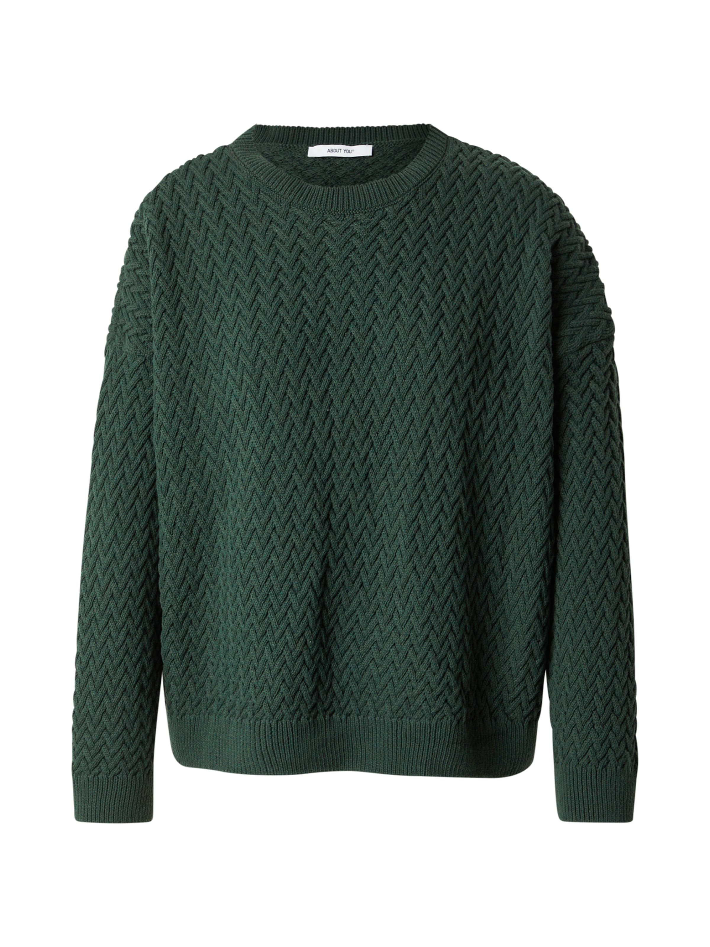 ABOUT YOU Pulover 'Layla' | zelena barva: sprednja stran