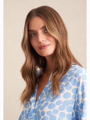 SEIDENSTICKER Bluse 'Rose' in Blau