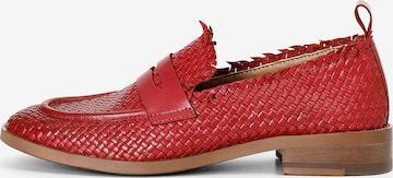 Mocassin CAFè NOIR en rouge : devant