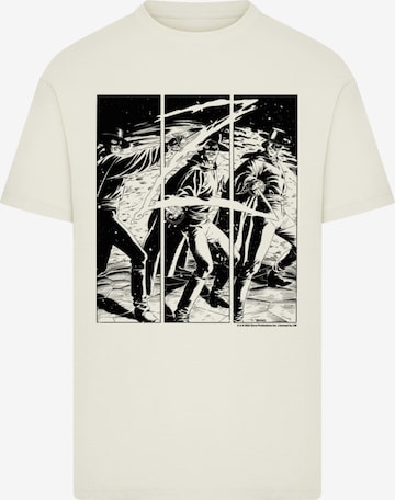 F4NT4STIC Shirt 'Zorro Mark Of Zorro Comic Strip Art' in Beige: front