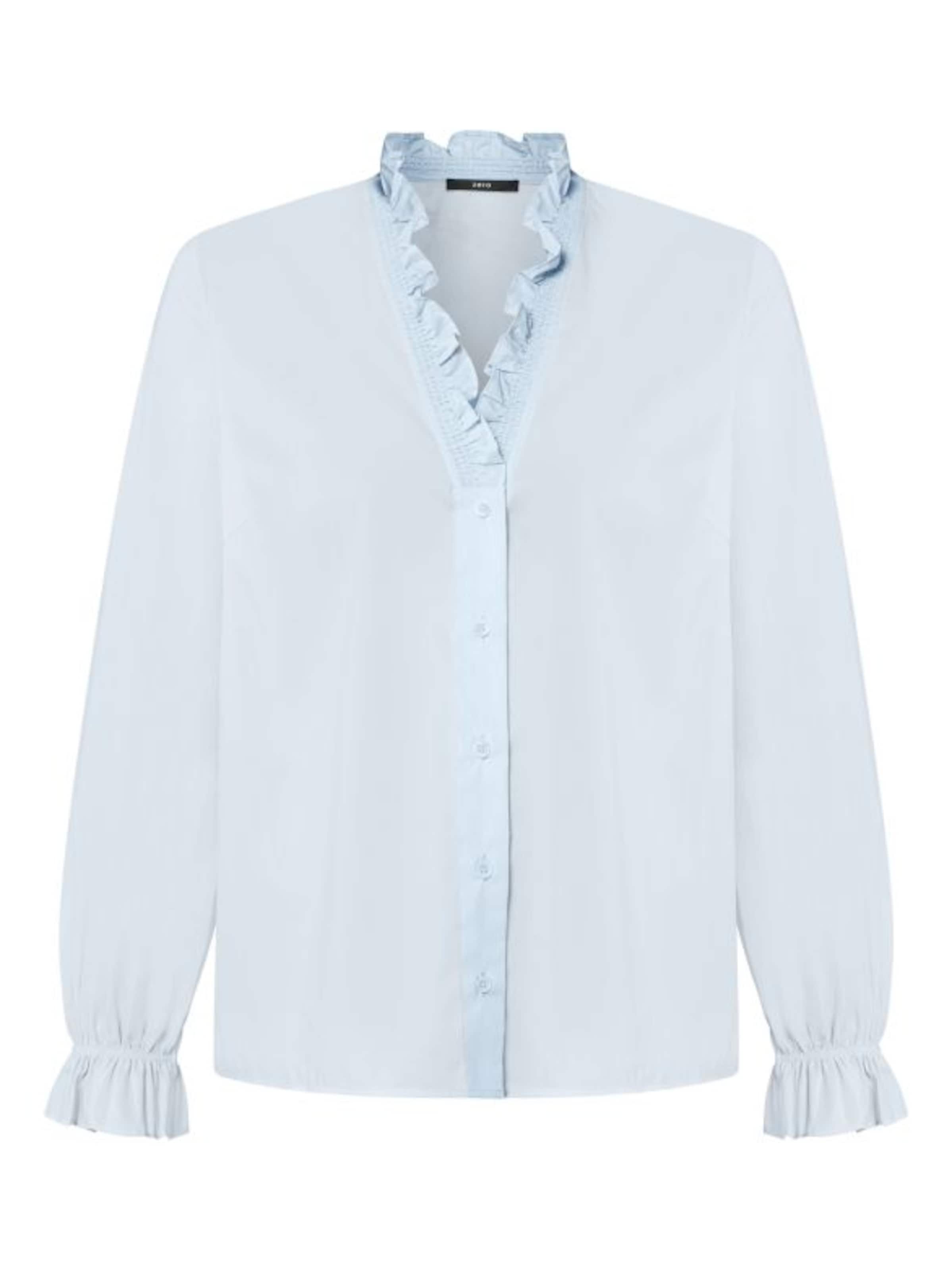 Camicia da donna di zero in blu: frontale