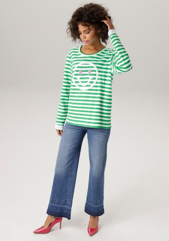 Aniston CASUAL Sweatshirt in Green: front