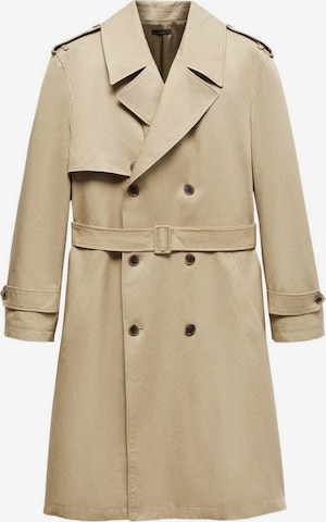 MANGO MAN Between-Seasons Coat 'Noto' in Beige: front