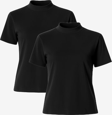 T-shirt C&City en noir : devant