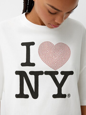 Maglietta di Bershka in bianco