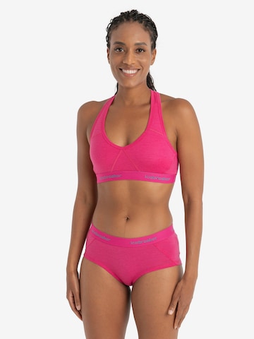 ICEBREAKER - Soutien Bustier Soutien de desporto 'Sprite' em rosa