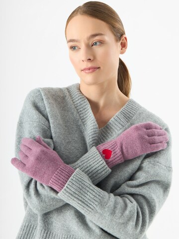 Gants CODELLO en rose : devant