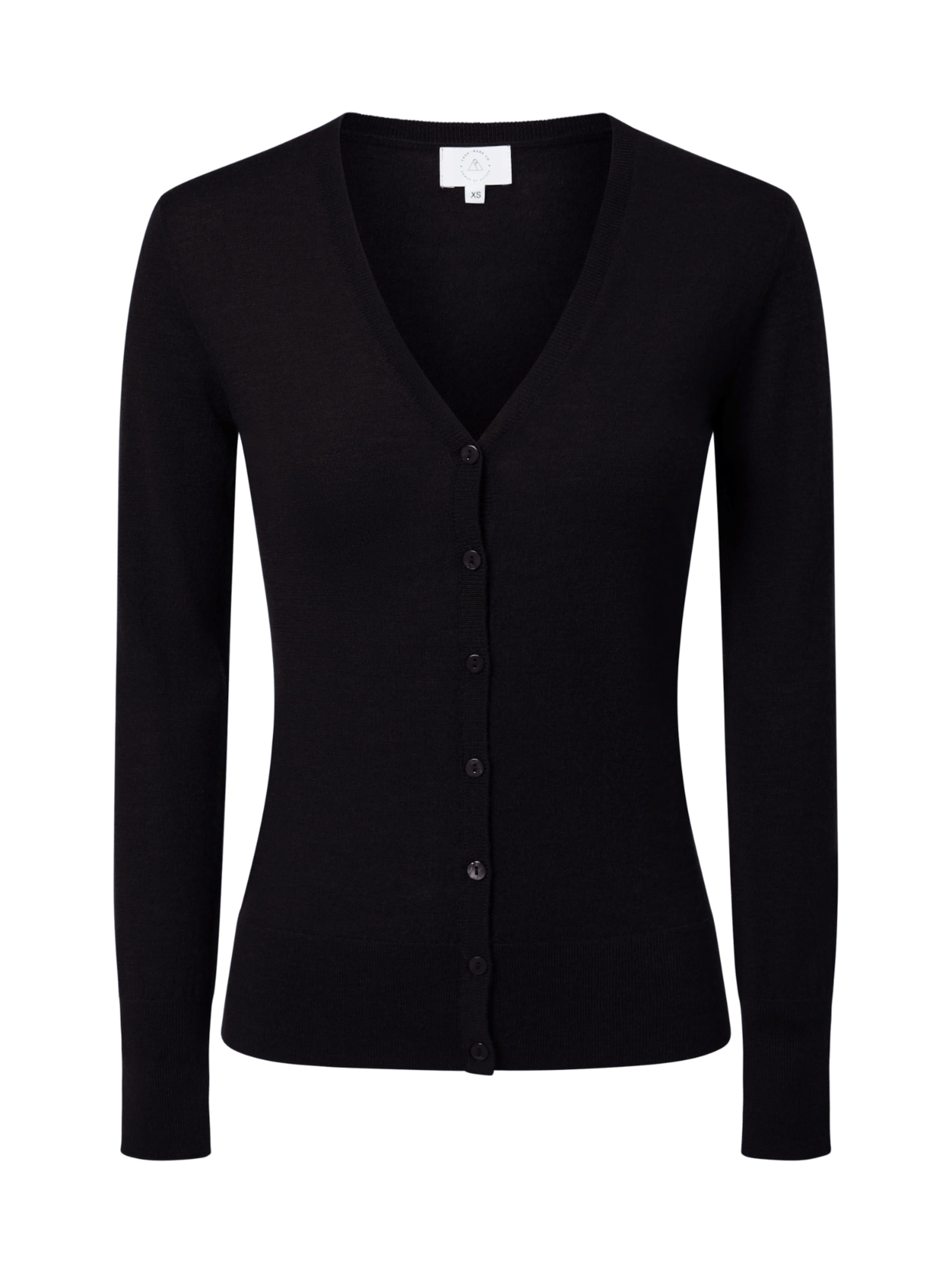 CASH-MERE.CH Neuletakki värissä musta: etupuoli