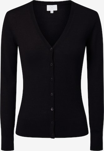 Cardigan CASH-MERE.CH en noir : devant