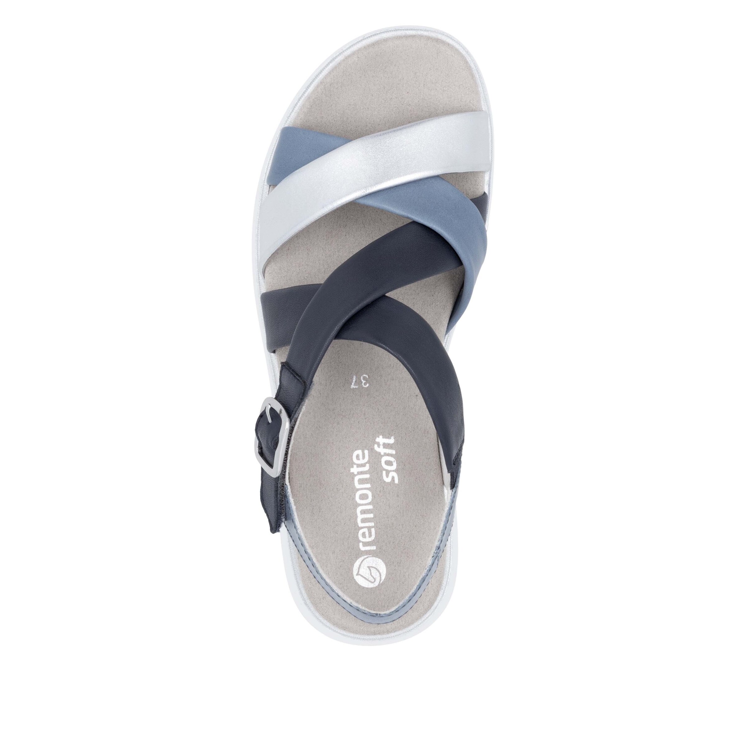 REMONTE Strap Sandals in Blue