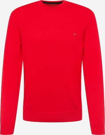 Pullover 'San Cassius-C1' di HUGO Red in rosso: frontale