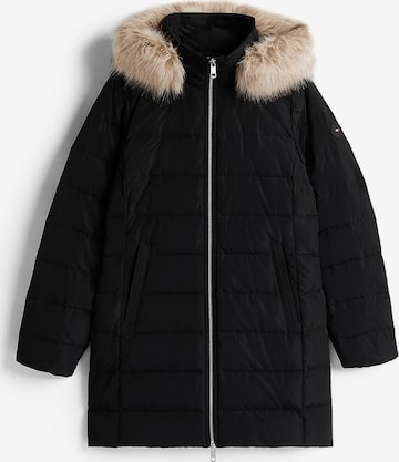 juoda TOMMY HILFIGER Žieminis paltas: priekis