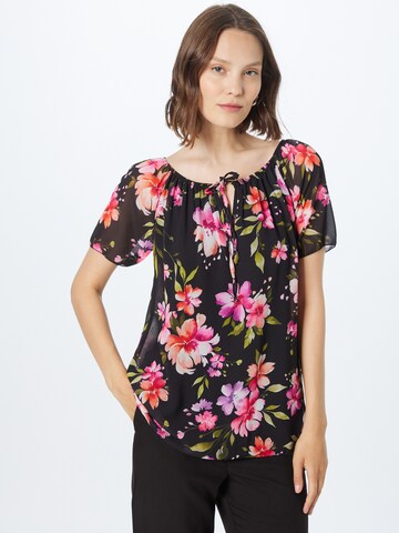Hailys Bluse 'Cari' in Schwarz: Vorderseite