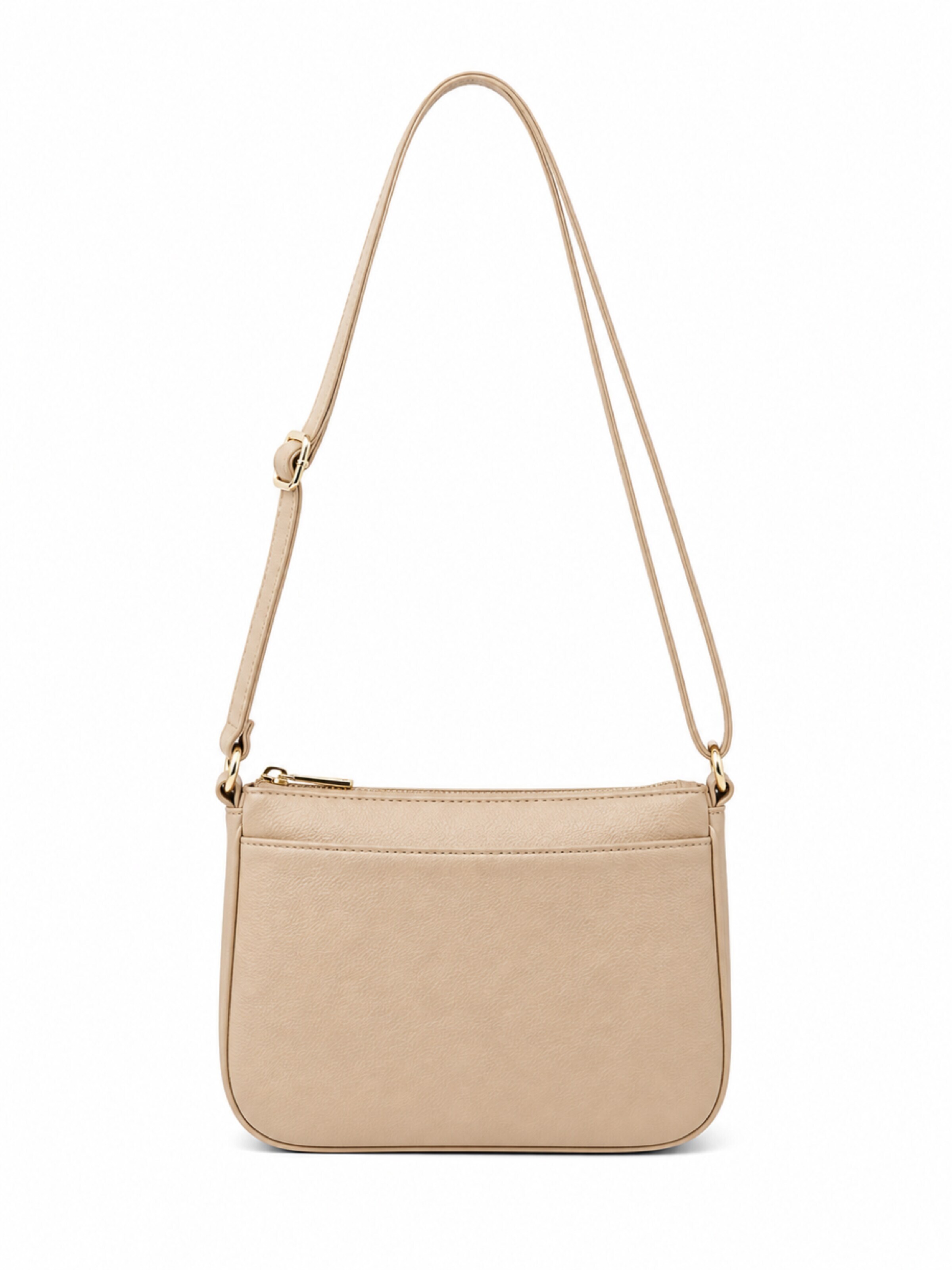 Borsa a spalla 'Aurora Mini Shoulder Bag' di CERRUTI 1881 in beige: frontale