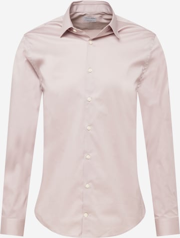 Tiger of Sweden Slim fit Button Up Shirt 'FILBRODIE' in Pink: front