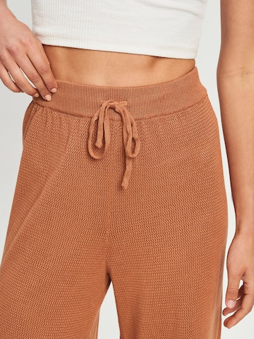 Calli Loose fit Pants 'BYRON' in Brown