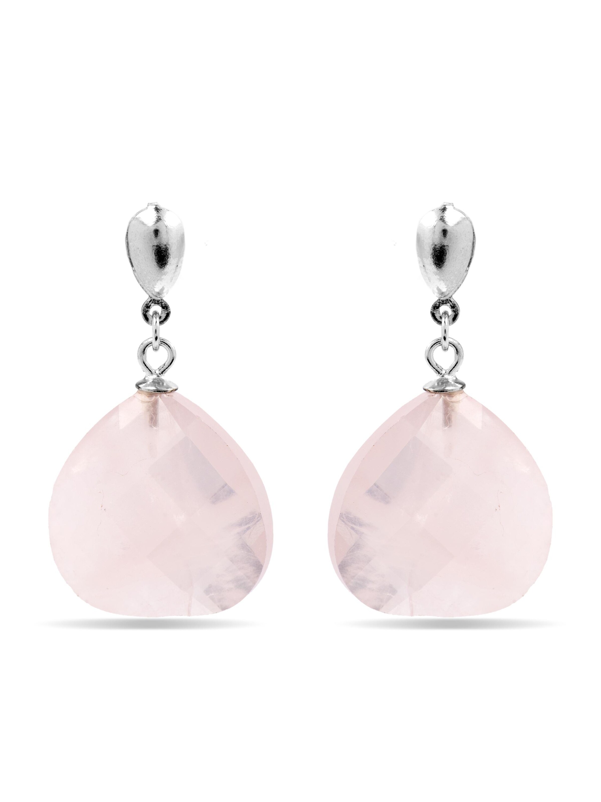 Luxenter - Pendientes 'Zoqoyi' en rosa: frente