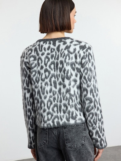 Trendyol Cardigan en anthracite / gris clair, Vue avec produit