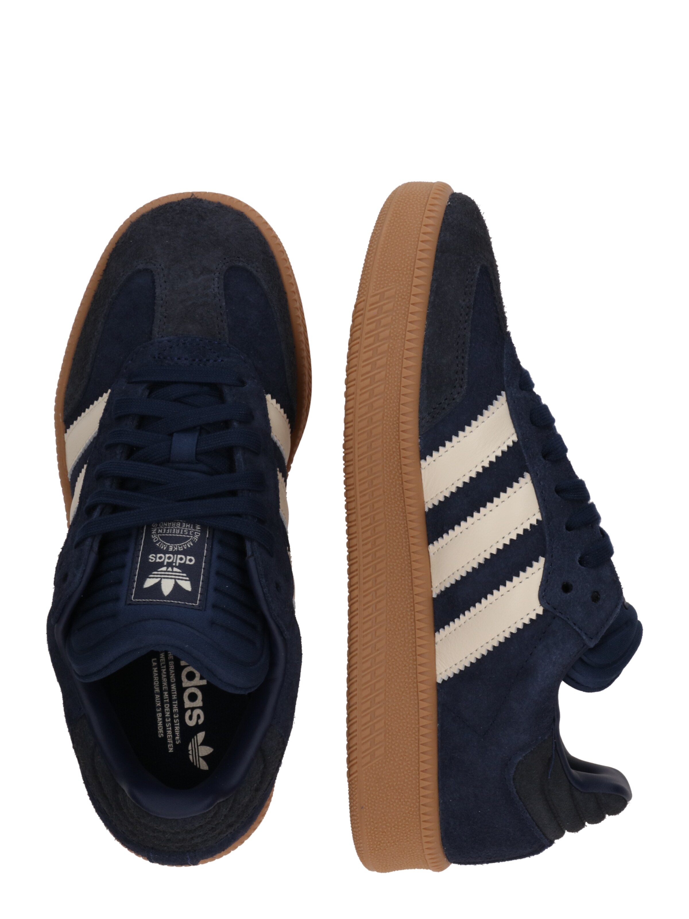 Baskets basses 'SAMBA' ADIDAS ORIGINALS en bleu